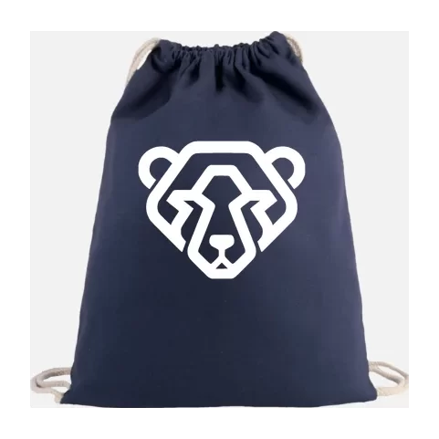 Bolsa espalda estampado blanco