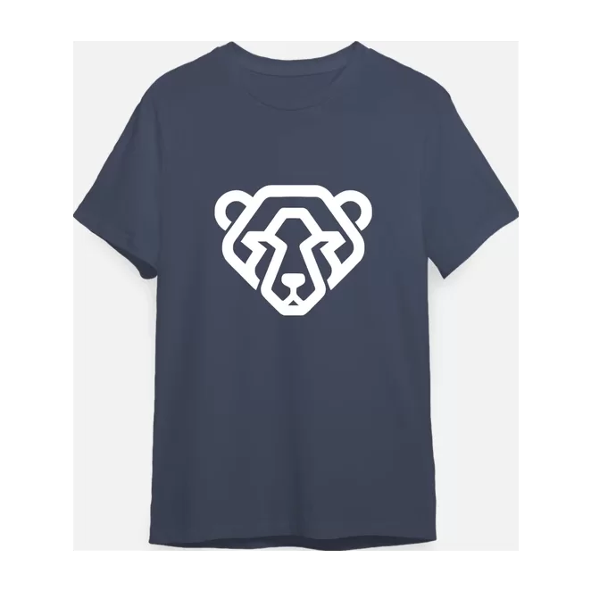 Camiseta "cara oso" blanco