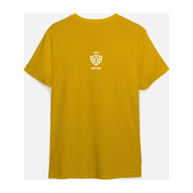 Camiseta Cara oso puzzle — parte trasera